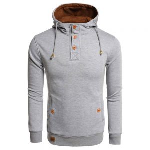GRAY-MEN-FASHION-CASUAL-HOODED-LONG-SLEEVE-ELBOW-PATCH-SWEATSHIRTS-PULLOVER-HOODIE-300×300